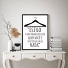 Quadro Decorativo Moda - Estilo 33x24cm