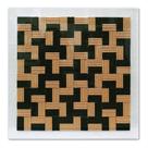 Quadro Decorativo Moderno Marrom e Preto Geometrico Quadro Decorativo Moderno Marrom e Preto Geometrico
