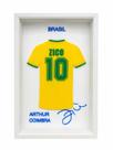 Quadro Decorativo Moldura 3D Camisa 10 Zico
