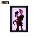 Quadro Decorativo Moldura Pintada Gel Miraculous Ladybug 30x20 Mdf Adesivado Quadro Decorativo Moldura Pintada Gel Miraculous Ladybug 30x20 Mdf Adesivado