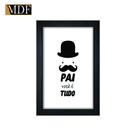 Quadro Decorativo Moldura Pintada Gel Pai Você É Tudo 30x20 Mdf Adesivado