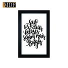 Quadro Decorativo Moldura Pintada Gel Que Os Dias Felizes Sejam Mais Longos 30x20 Mdf Adesivado