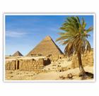 Quadro Decorativo Moldura Pirâmides Egito 90x60 Sala Quarto Quadro Decorativo Moldura Pirâmides Egito 90x60 Sala Quarto