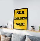 Quadro Decorativo Moldura Preta 30x40cm Personalizado