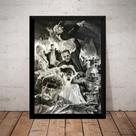 Quadro Decorativo Monstro Dracula Terror Arte De Alex Ross Quadro Decorativo Monstro Dracula Terror Arte De Alex Ross