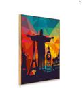 Quadro Decorativo Monumentos Arte Pop perfeito para quem ama momentos e a arte. Ideal para salas, quartos e escritórios.