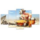 Quadro Decorativo Mosaico MDF Borderlands 115x60cm