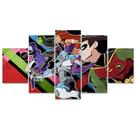 Quadro Decorativo Mosaico MDF Jovens Titans 115x60cm