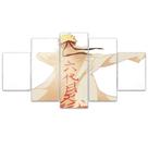 Quadro Decorativo Mosaico MDF Naruto 115x60cm