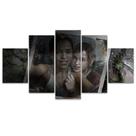 Quadro Decorativo Mosaico MDF The Last of Us Riley e Ellie
