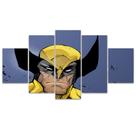 Quadro Decorativo Mosaico MDF Wolverine 115x60cm Quadro Decorativo Mosaico MDF Wolverine 115x60cm