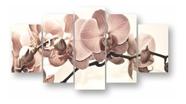 Quadro Decorativo Mosaico Orquídea Rose Spa Sala De Jantar Quadro Decorativo Mosaico Orquídea Rose Spa Sala De Jantar