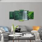 Quadro decorativo Mosaico Paisagem Cachoeira Natureza