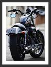 Quadro Decorativo Moto Vintage Retrô Decorações Com Moldura