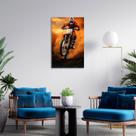 Quadro Decorativo Motocross Corrida Motoqueiro Velocidade