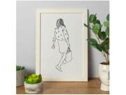 Quadro Decorativo Mulher 25x35cm Design Up Living