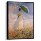 Quadro decorativo Mulher com Guarda-Sol Voltada para a Direita - Claude Monet (1886) - Art Canvas