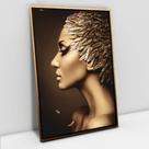 Quadro Decorativo Mulher Glamurosa em tela Canvas