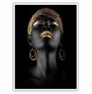 Quadro Decorativo Mulher Pintura Black 90x60 Sala Quarto Quadro Decorativo Mulher Pintura Black 90x60 Sala Quarto