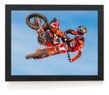 Quadro Decorativo Mx Motocross Foto Poster Com Moldura