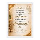 Quadro Decorativo" Nada como sair do salão com a confiança." Quadro Decorativo" Nada como sair do salão com a confiança."