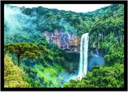 Quadro Decorativo Natureza Paisagem Cachoeira Salas Quartos Escritório Com Moldura R076