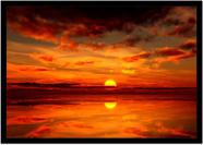 Quadro Decorativo Natureza Paisagem Pôr Do Sol Mar Salas Quartos Escritório Com Moldura R080 Quadro Decorativo Natureza Paisagem Pôr Do Sol Mar Salas Quartos Escritório Com Moldura R080