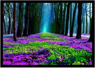 Quadro Decorativo Natureza Paisagem Primavera Salas Quartos Escritório Com Moldura R028