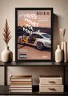 Quadro Decorativo Need Money for Porsche Street Com Vidro Tamanho:21cm x 30cm (A4)