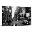 Quadro decorativo New York Retrô - Vintage - Tela em Tecido