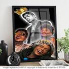 Quadro Decorativo Neymar Jr Jogador Futebol Varios modelos Alta qualidade 20x28 8k