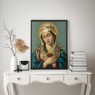 Quadro Decorativo Nossa Senhora Das Dores 45x34cm