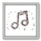 Quadro Decorativo - Nota Musical - 33cm x 33cm - 040qdgb
