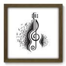 Quadro Decorativo - Notas Musicais - 33cm x 33cm - 086qdgm Quadro Decorativo - Notas Musicais - 33cm x 33cm - 086qdgm