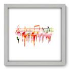 Quadro Decorativo - Notas Musicais - 33cm x 33cm - 088qdgb Quadro Decorativo - Notas Musicais - 33cm x 33cm - 088qdgb