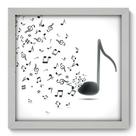 Quadro Decorativo - Notas Musicais - 33cm x 33cm - 091qdgb Quadro Decorativo - Notas Musicais - 33cm x 33cm - 091qdgb