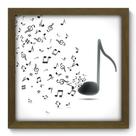Quadro Decorativo - Notas Musicais - 33cm x 33cm - 091qdgm Quadro Decorativo - Notas Musicais - 33cm x 33cm - 091qdgm