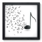 Quadro Decorativo - Notas Musicais - 33cm x 33cm - 091qdgp Quadro Decorativo - Notas Musicais - 33cm x 33cm - 091qdgp