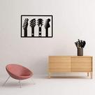 quadro decorativo notas musicais em MDF 6MM vazado quadro decorativo notas musicais em MDF 6MM vazado