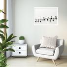 Quadro Decorativo Notas Musicais Minimalista - 50x70cm Quadro Decorativo Notas Musicais Minimalista - 50x70cm