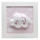 Quadro Decorativo Nuvem Com Carinha Rosa Quarto Bebê Infantil Menina Quadro Decorativo Nuvem Com Carinha Rosa Quarto Bebê Infantil Menina