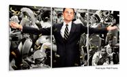 Quadro Decorativo O Lobo de Wall Street 3 peças 120x60 sala