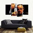 Quadro Decorativo 'o Poderoso Chefão' Em Tecido 4 Peças 1