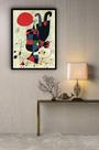 Quadro Decorativo Obra Miró Abstrato - 70x50cm Quadro Decorativo Obra Miró Abstrato - 70x50cm