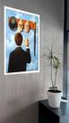 Quadro Decorativo Obra René Magritte Faces - 70x50cm Quadro Decorativo Obra René Magritte Faces - 70x50cm