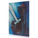 Quadro Decorativo Ogum Orixá Guerreiro Proteção Canvas 60x40