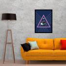 Quadro Decorativo Olho da Providência 45x34cm