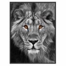 Quadro Decorativo Olhos Leão Preto e Branco para Sala Quarto Quadro Decorativo Olhos Leão Preto e Branco para Sala Quarto