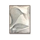 Quadro Decorativo Ondas Orgânicas Premium com Vidro 57x77cm Quadro Decorativo Ondas Orgânicas Premium com Vidro 57x77cm