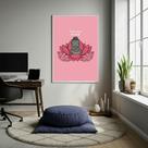 Quadro Decorativo Open Your Mind - Buda - 70x50cm